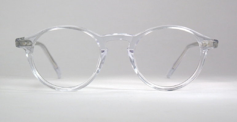 transparent plastic glasses frames