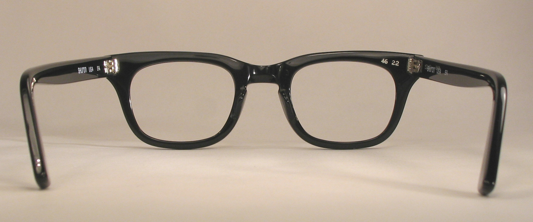 Optometrist Attic - SHURON FREEWAY BLACK CLASSIC EYEGLASS FRAMES