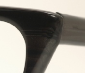 PLASTIC VINTAGE EYEGLASSES DETAIL photo, under 350 kb