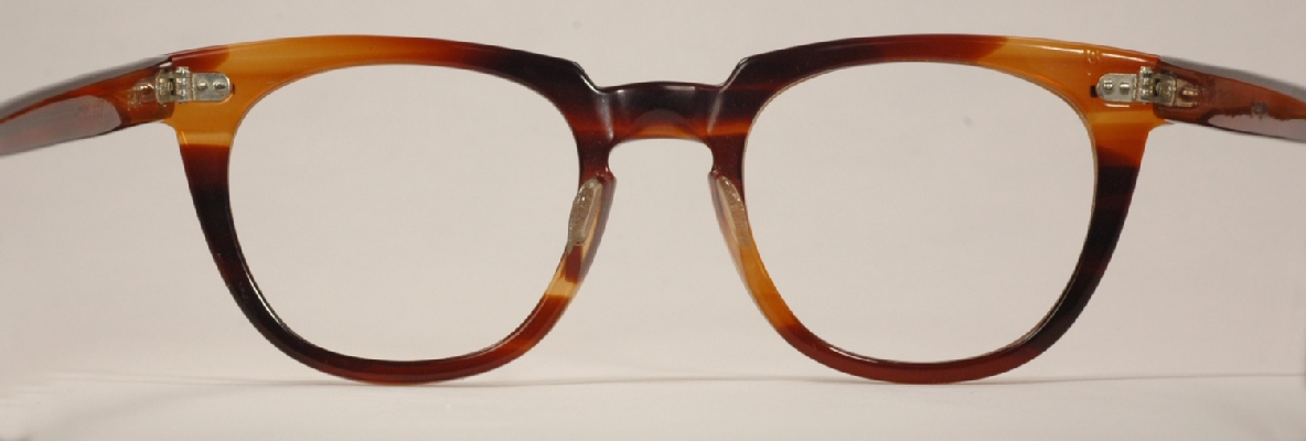 Optometrist Attic Titmus Tortoise Fifties Vintage Plastic Eyeglasses