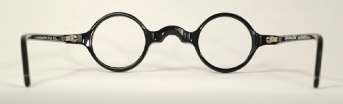 Optometrist Attic - Anglo American Optical Groucho Black Round Eyeglasses