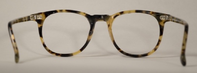PLASTIC VINTAGE EYEGLASSES BACK photo, under 350 kb