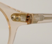 PLASTIC VINTAGE EYEGLASSES DETAIL photo, under 350 kb