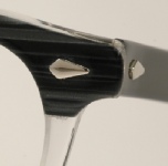 PLASTIC VINTAGE EYEGLASSES DETAIL photo, under 350 kb