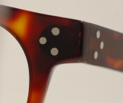 PLASTIC VINTAGE EYEGLASSES DETAIL photo, under 350 kb