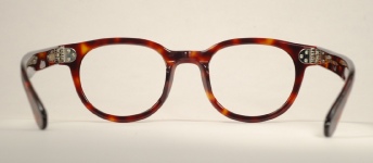 PLASTIC VINTAGE EYEGLASSES BACK photo, under 350 kb