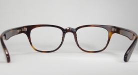 PLASTIC VINTAGE EYEGLASSES BACK photo, under 350 kb