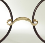 WIRE VINTAGE EYEGLASSES BRIDGE BACK photo, under 350 kb