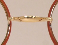 WIRE VINTAGE EYEGLASSES BRIDGE BACK photo, under 350 kb