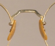 WIRE VINTAGE EYEGLASSES BRIDGE BACK photo, under 350 kb