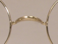 WIRE VINTAGE EYEGLASSES BRIDGE BACK photo, under 350 kb