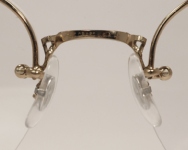 WIRE VINTAGE EYEGLASSES BRIDGE BACK photo, under 350 kb