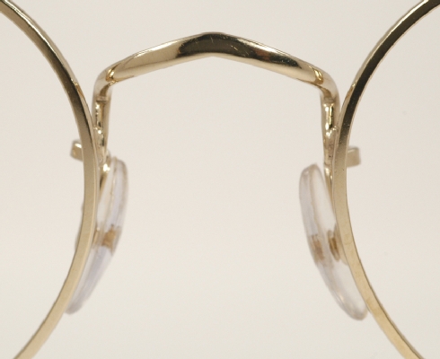 Optometrist Attic - SAVILE ROW 14K GOLD PANTO CENTRE JOINT WIRE RIM ...